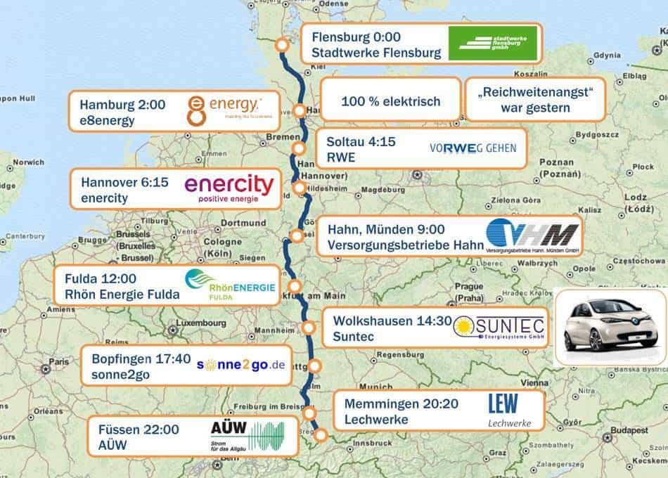 Cover Image for 24h Rekordfahrt mit Renault ZOE: Über 1.000 km rein elektrisch