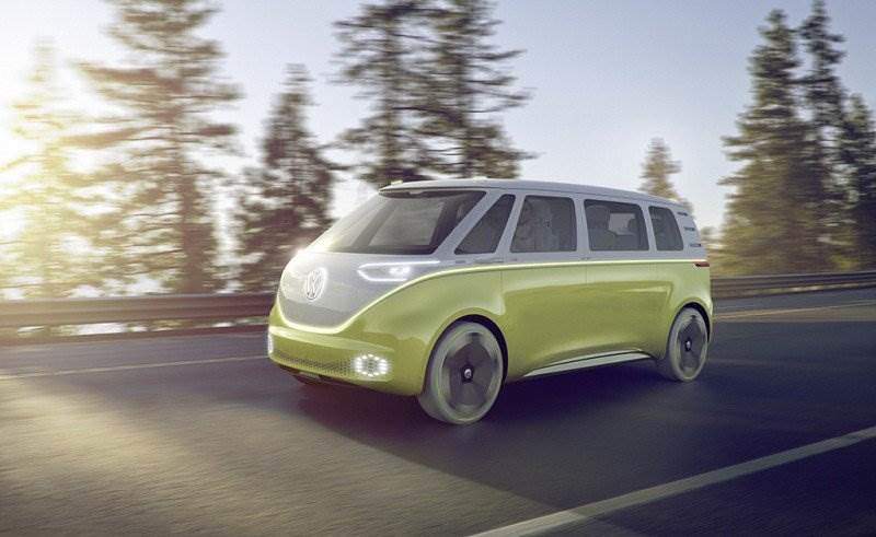 Blick auf den Volkswagen AG – I.D. Buzz