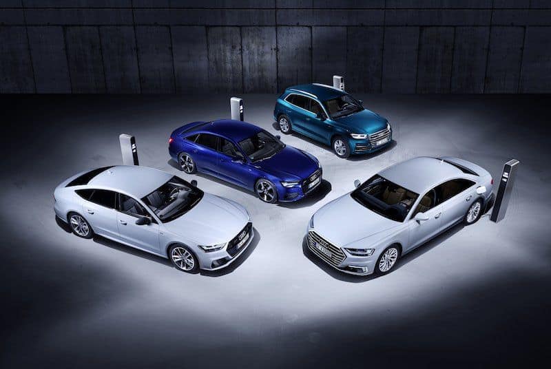 Cover Image for Q5, A6, A7 und A8: Audi stellt vier neue Plug-in-Hybride vor