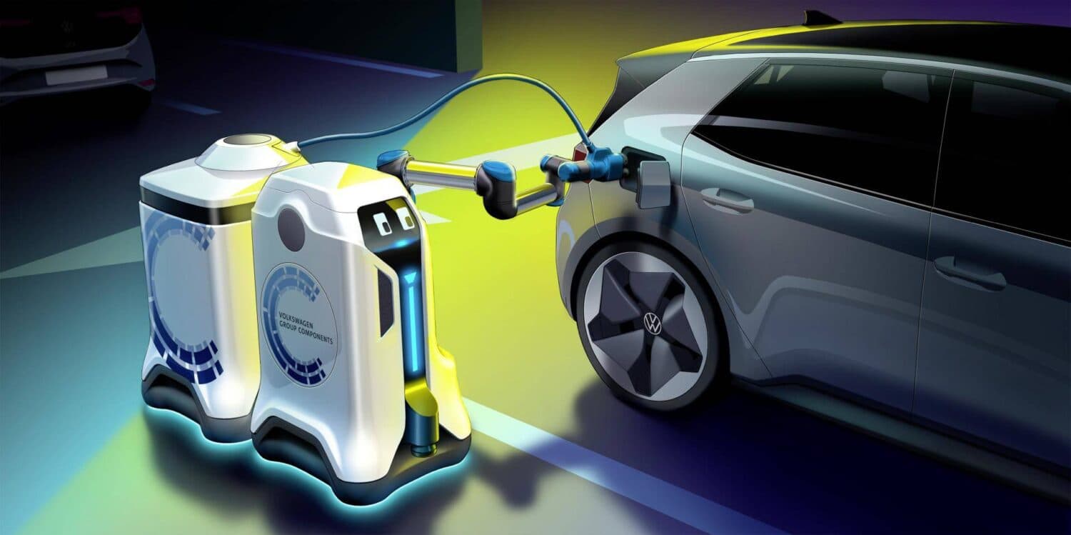 VW schafft feste Ladeplätze für E-Autos ab und lädt diese fortan beinahe überall