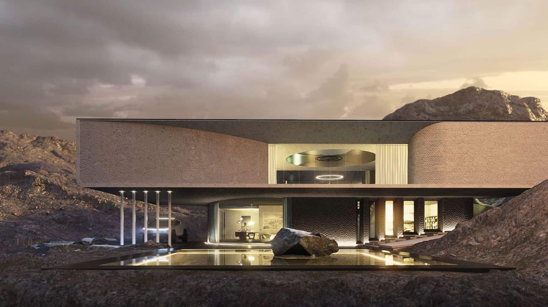 „disPlace“ by archlab.de – ein weiteres Tesla-Cyberhaus-Konzept