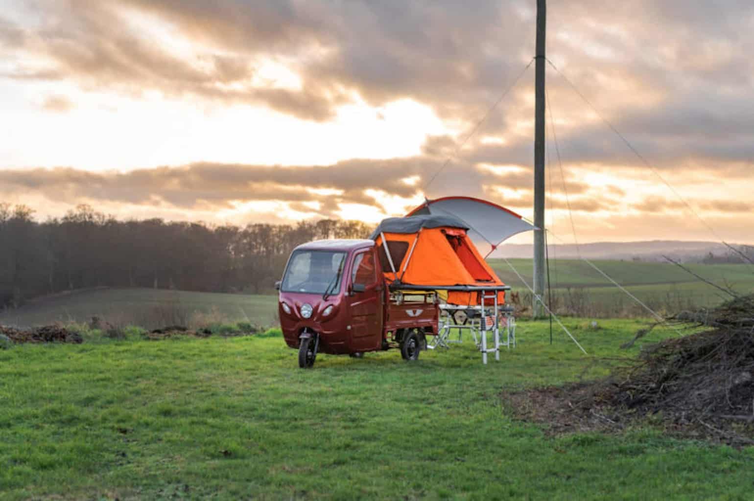 Dieser Mini-Elektro-Camper hat genug Platz für Zwei