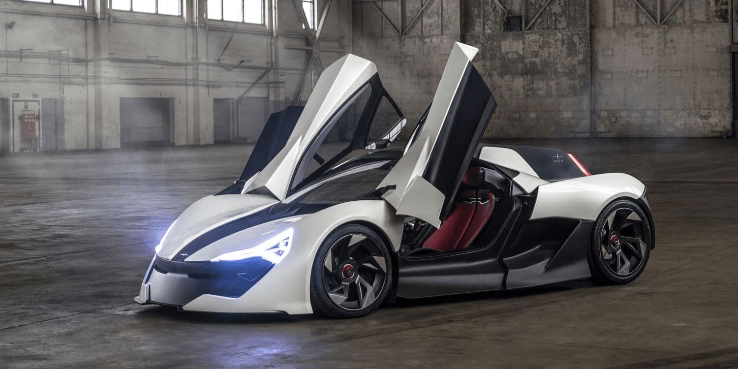 Apex Motors: E-Sportwagen AP-0 mit 515 km Reichweite und Schnellladefähigkeit