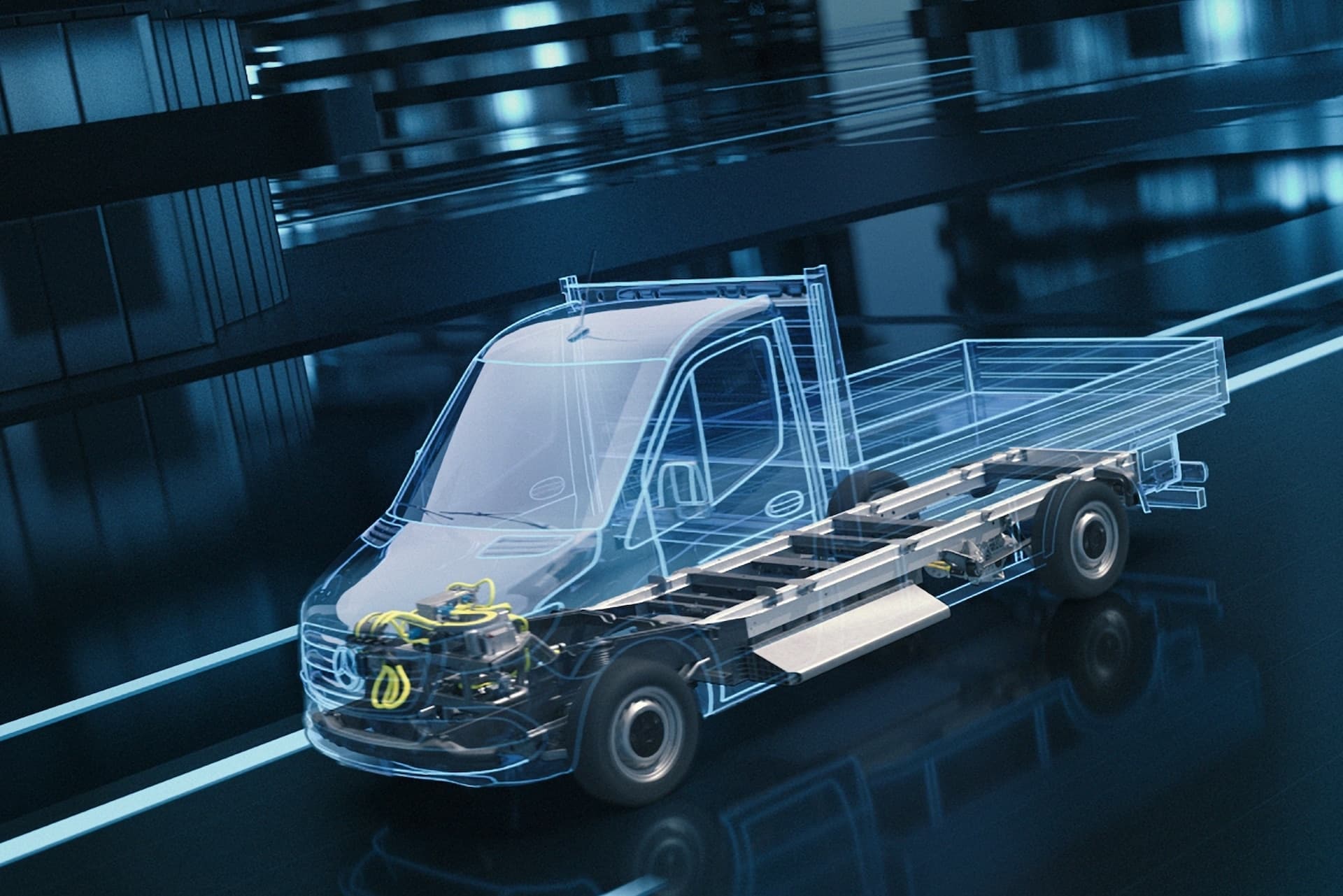 Cover Image for Mercedes baut kommenden eSprinter auf dezidierter E-Plattform auf