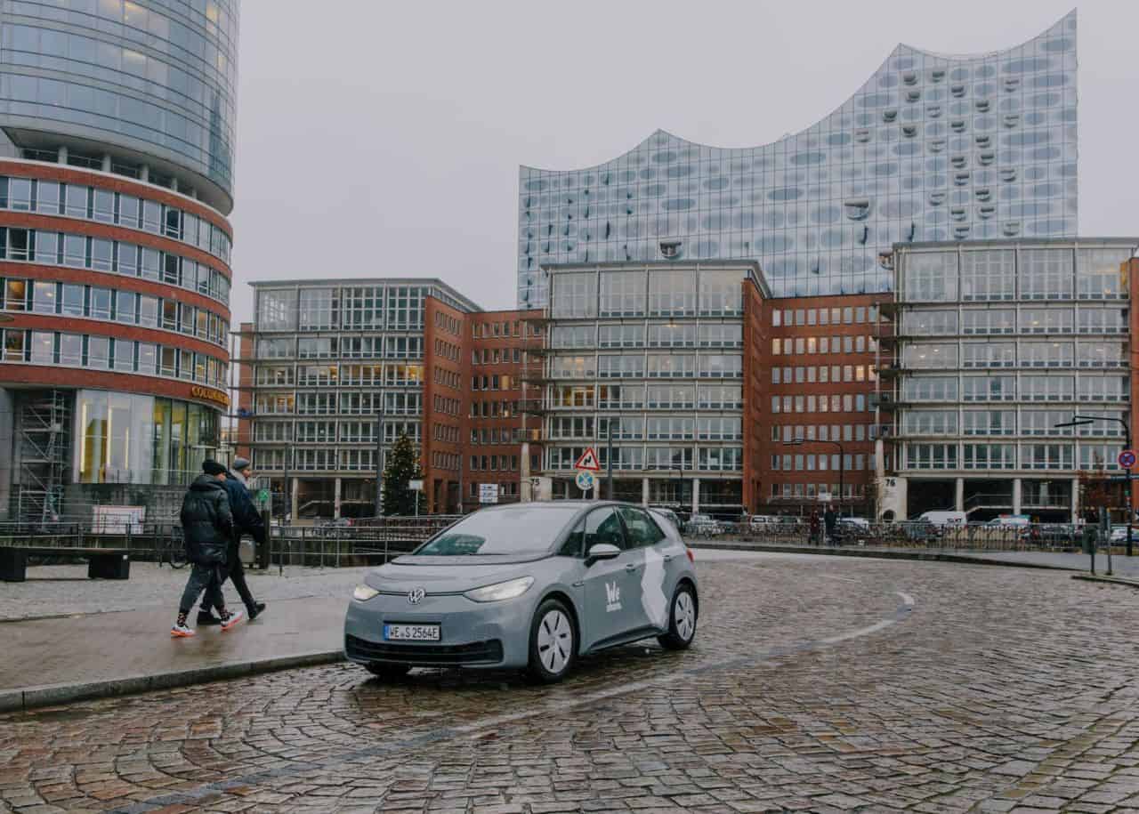 Cover Image for WeShare flottet 800 VW ID.3 in Hamburg ein
