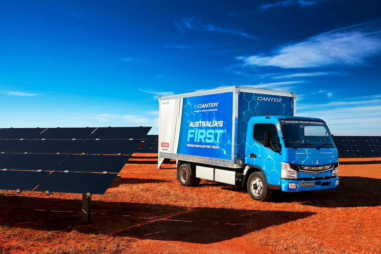Elektro-Lkw Fuso eCanter nun auch in Australien erhältlich