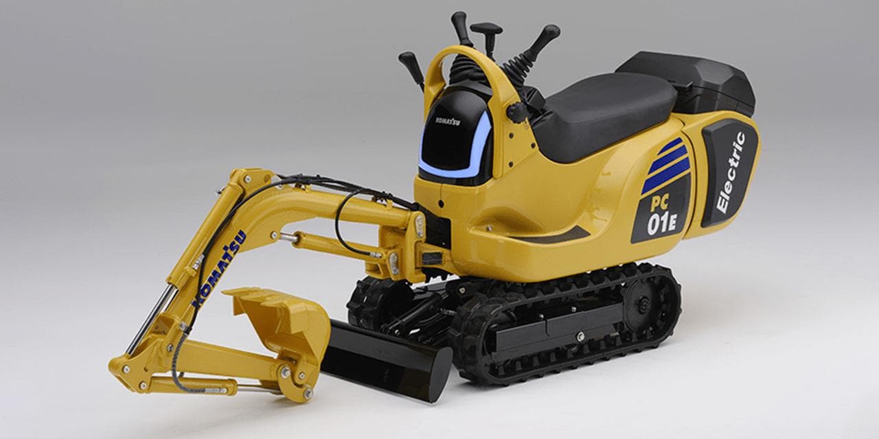 Cover Image for E-Mikrobagger mit Wechselakkus von Honda und Komatsu