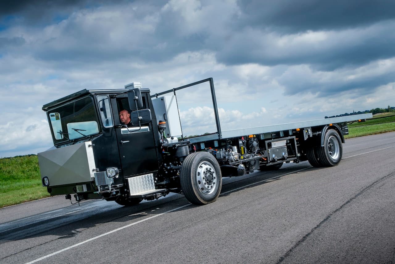 Cover Image for Volta Trucks stellt erstes Prototypen-Chassis des Elektro-Lkw Volta Zero vor