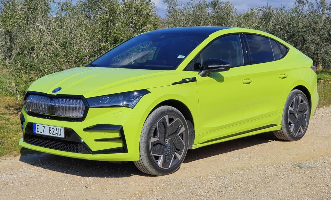 Cover Image for Eindrücke des Skoda Enyaq Coupe RS: Hoch. Leistung. Sport.
