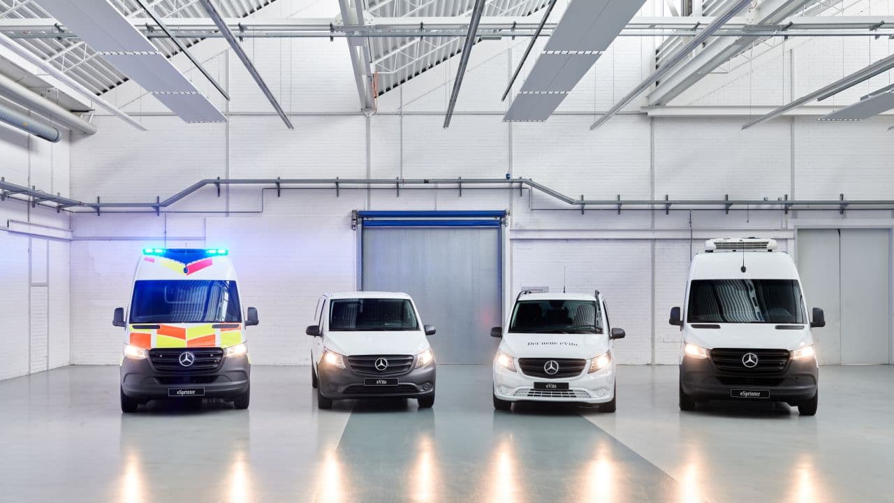 Mercedes-Benz Vans beschleunigt E-Transformation