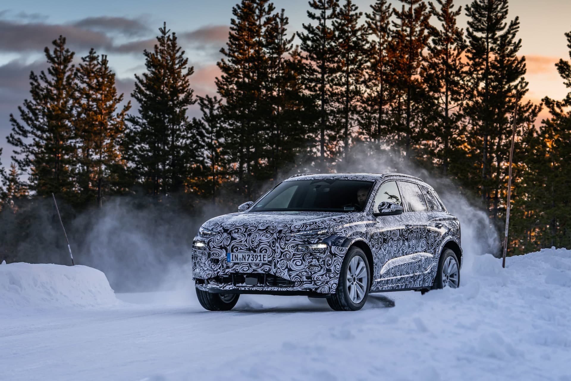 Cover Image for Audi Q6 e-tron bei Wintertests unterwegs