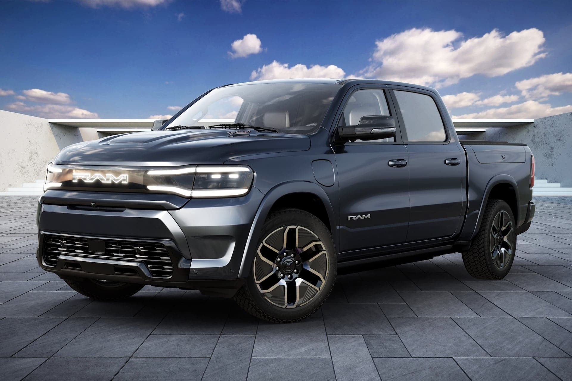 Cover Image for RAM Pickup 1500 REV soll bis zu 800 km weit kommen