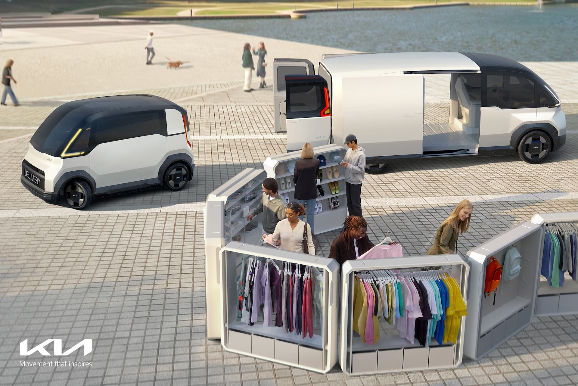 Cover Image for Kia zeigt wandelbaren Elektrotransporter auf der CES