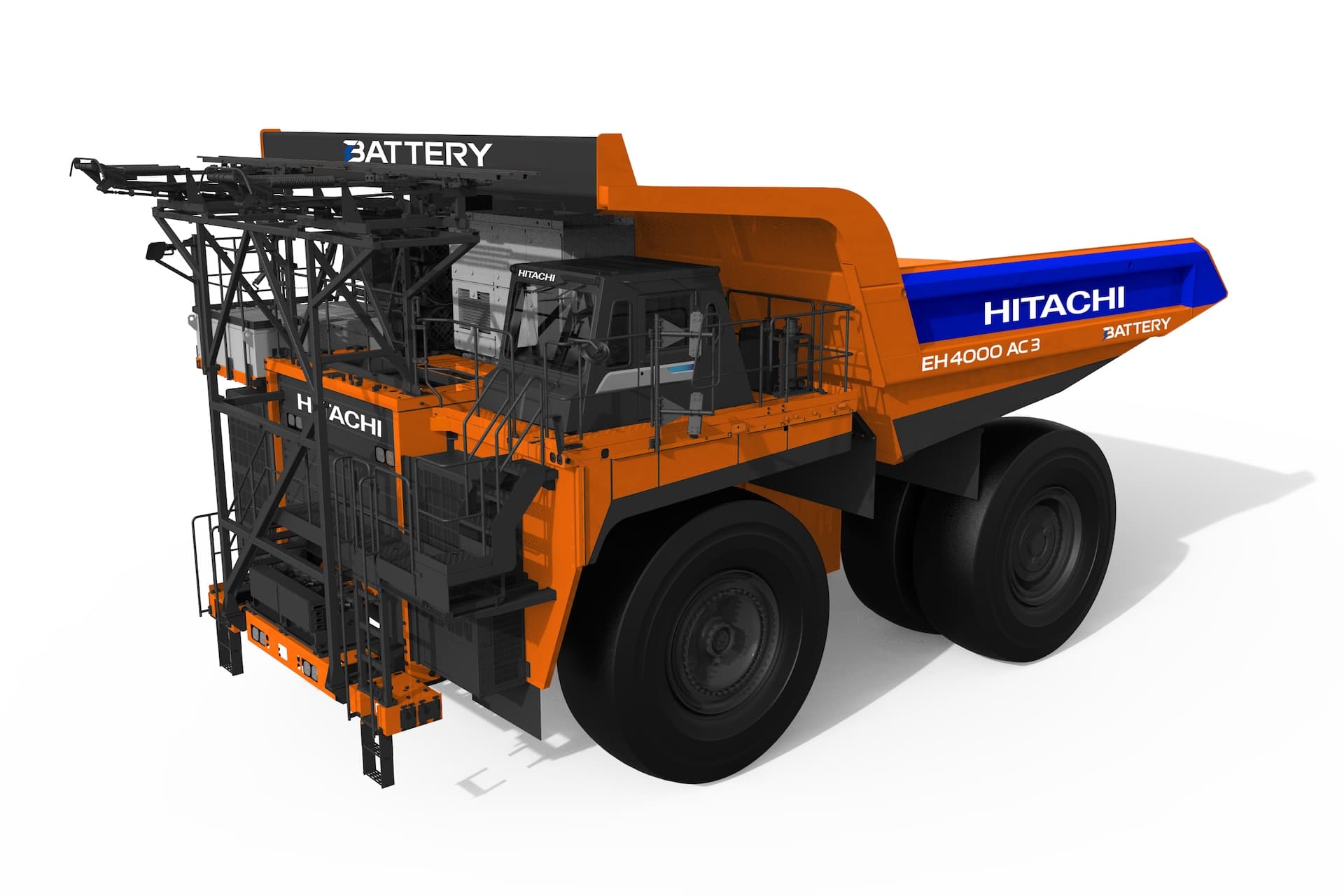 Cover Image for Vollelektrischer Muldenkipper von Hitachi und ABB
