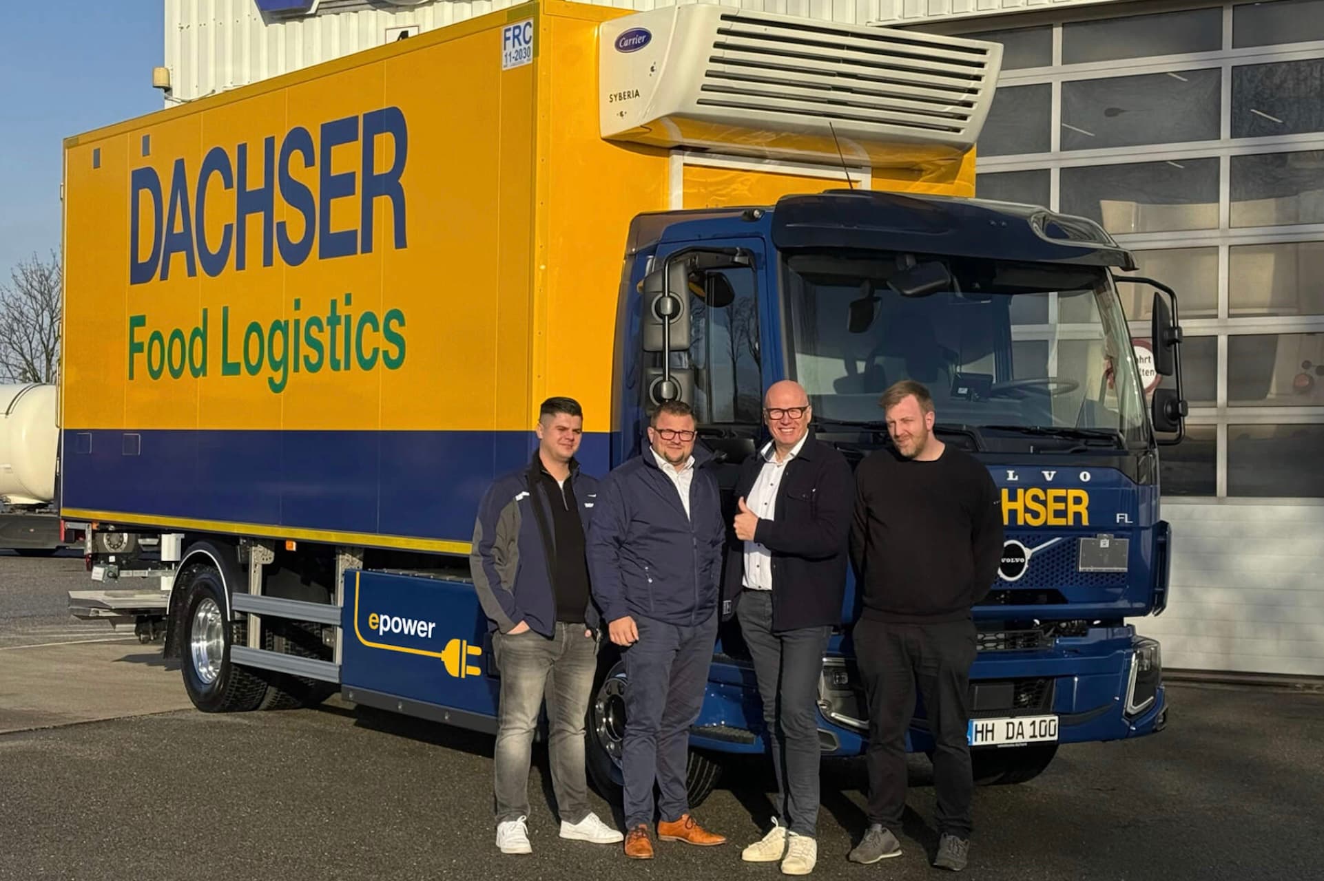 Dachser flottet seinen 100. Elektro-Lkw ein