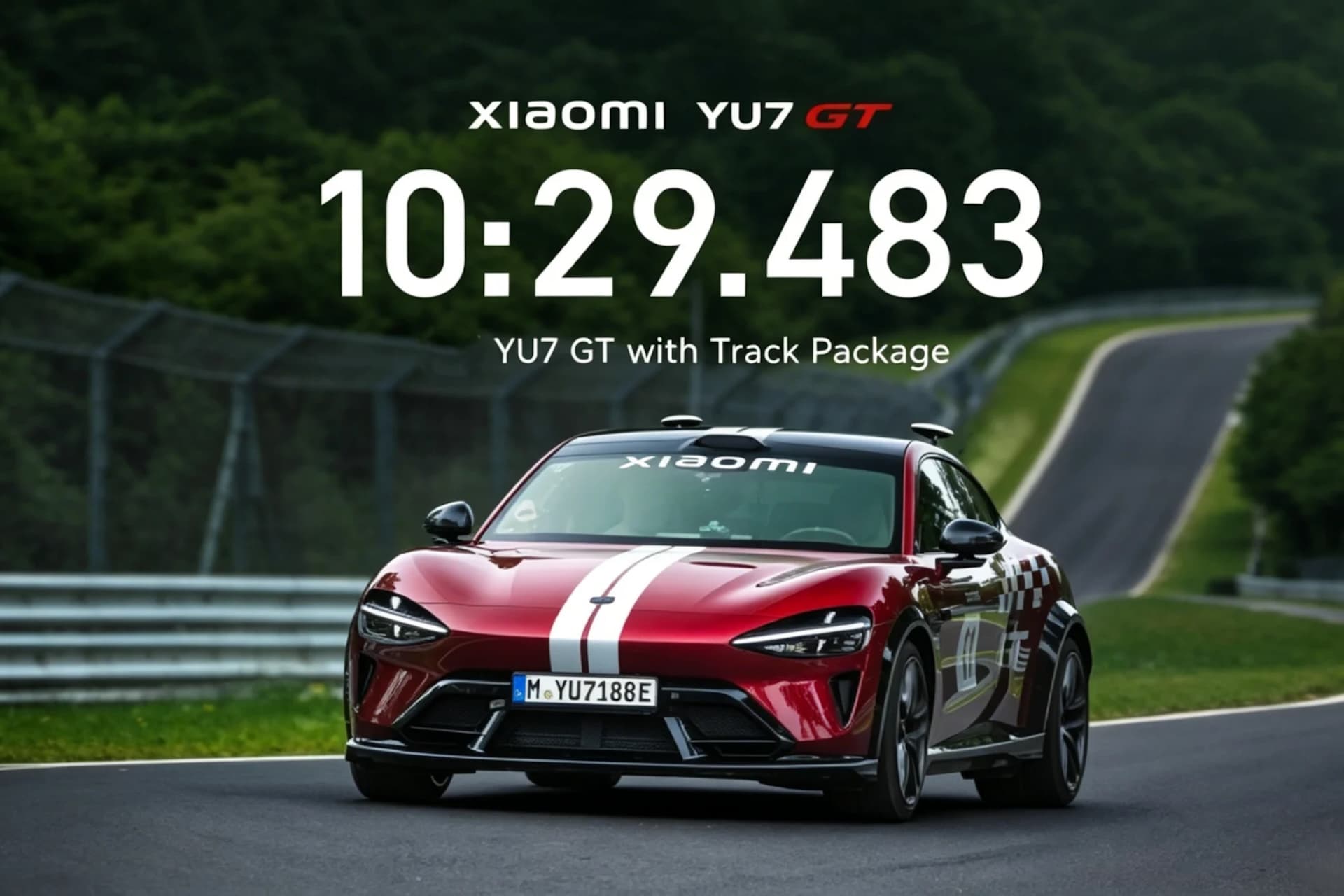 Xiaomi YU7 GT stellt auf Nürburgring fahrerlosen Rekord auf