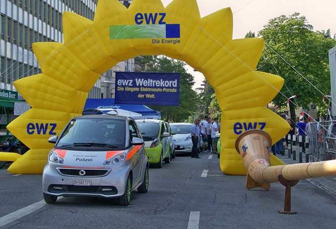 Größte Elektroauto-Parade der Welt – Erneuter Rekordversuch bei E-Rallye WAVE