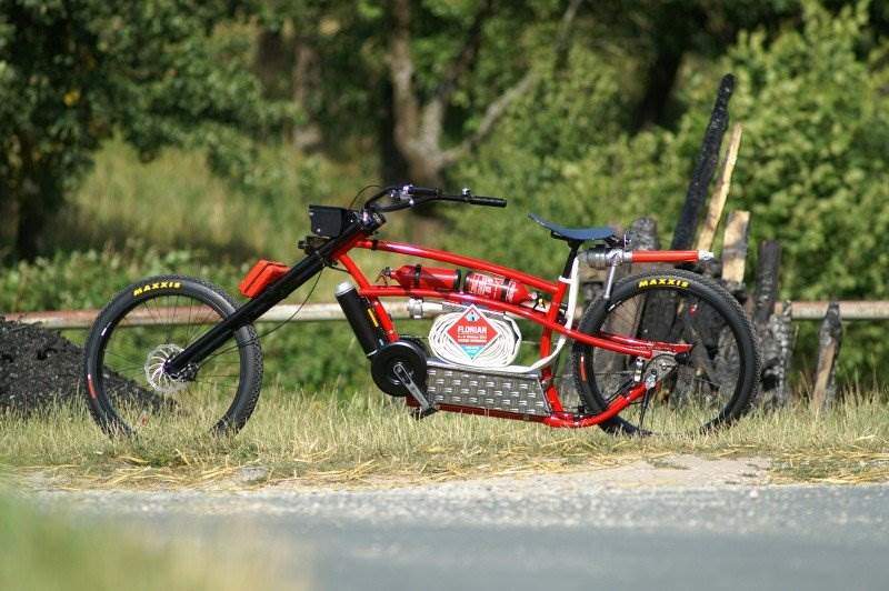Kein Elektroauto – aber dennoch stylisch, das Feuerwehr-E-Bike FLORIAN