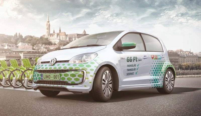 MOL-Gruppe startet Carsharing mit 100 VW e-up! in Ungarn