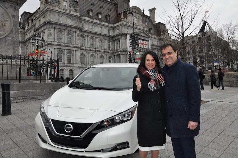 Stadt Montreal flottet 100 Nissan Leaf ein