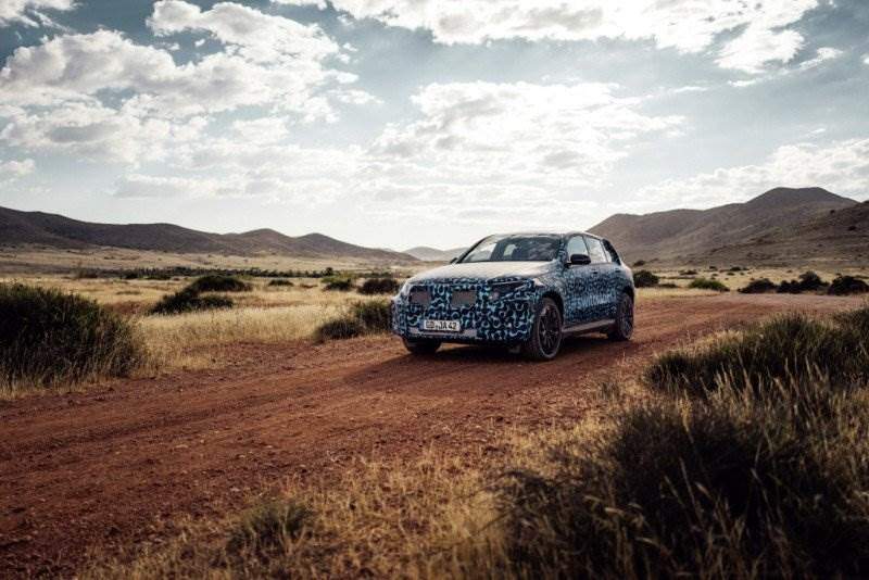 Der Mercedes-Benz EQC auf Sommererprobung