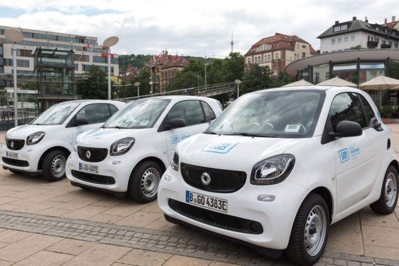 Neue elektrische smart Modelle für car2go Kunden in Stuttgart