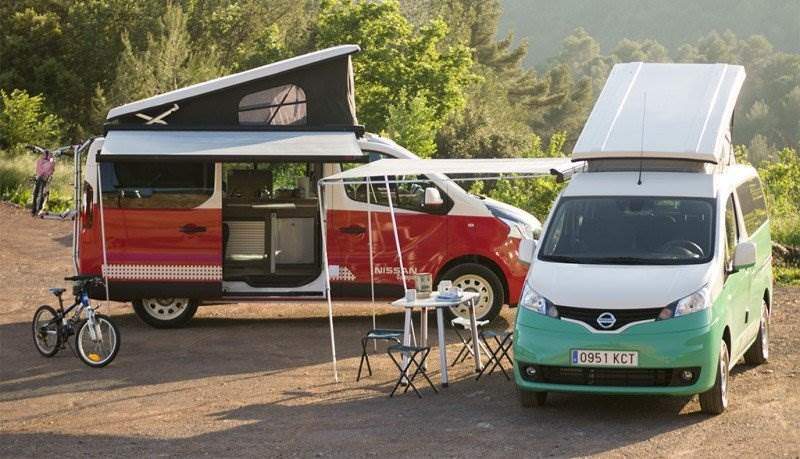Der Nissan e-NV200 Camper macht richtig Lust auf Sommer-Urlaub
