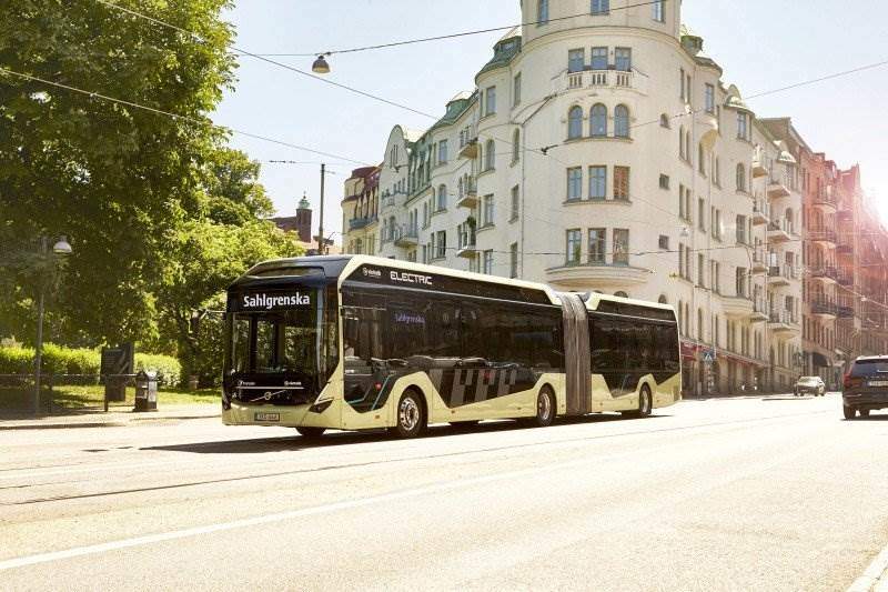 Cover Image for E-Gelenk-Konzeptbusse von Volvo geht in Göteborg auf Linien-Testeinsatz