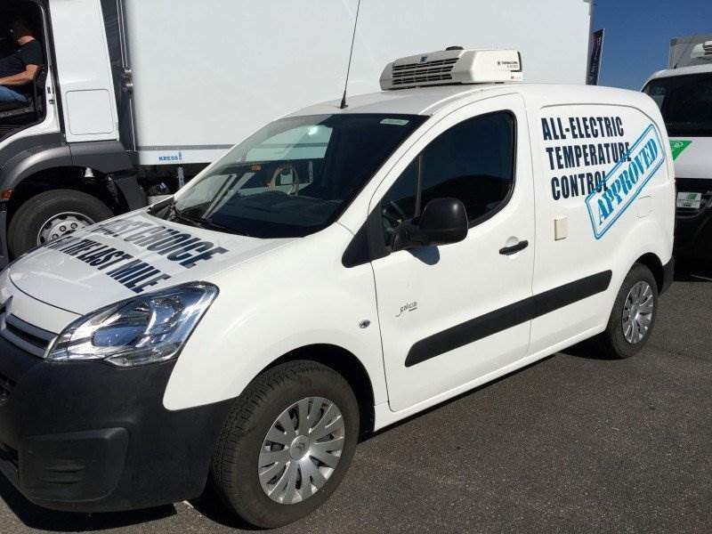 Vollelektrisches Fahrzeugkonzept von Thermo King und Northgate