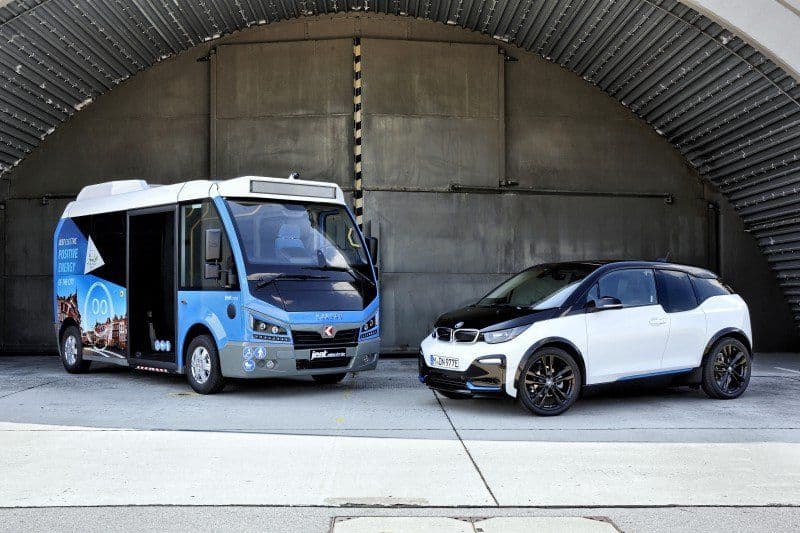 Elektro-City-Bus „Jest“ von Karsan fährt mit BMW i3 Motoren und Hochvoltbatterien