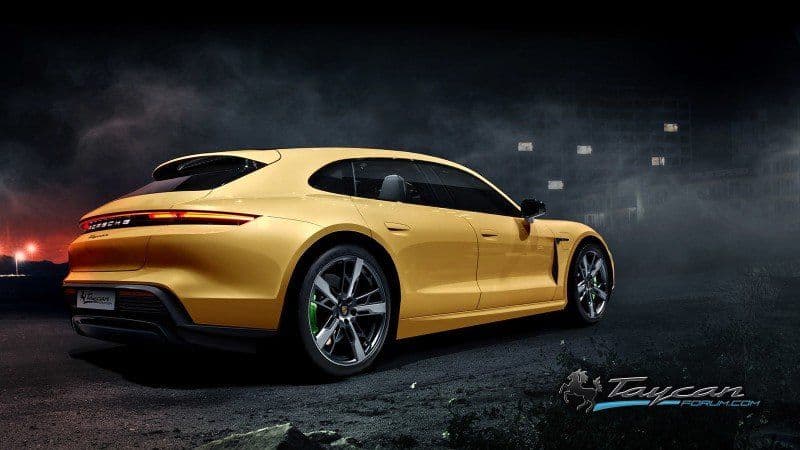 Porsche Taycan Targa & Porsche Taycan Sport Turismo Renderings die Lust auf mehr machen…