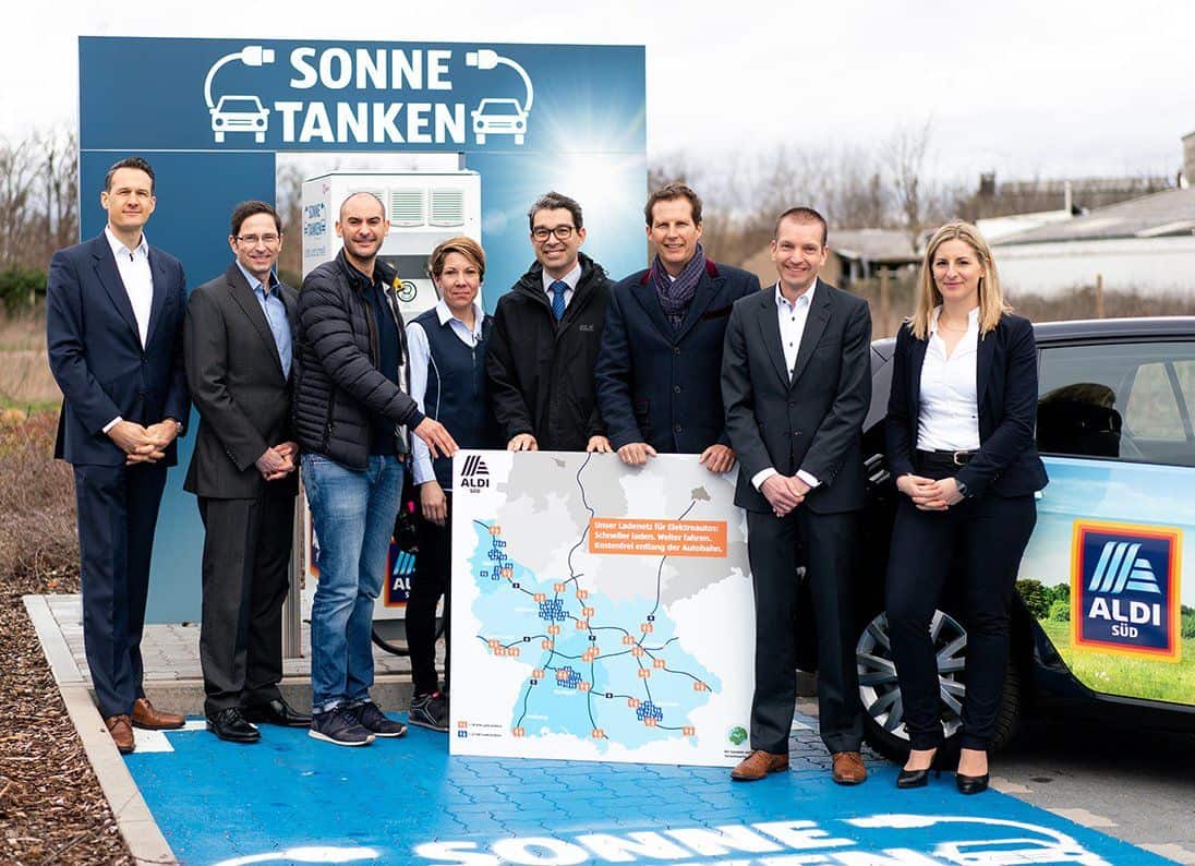 ALDI SÜD: Mehr als 23.000 Ladevorgänge in Baden-Württemberg im Jahr 2018