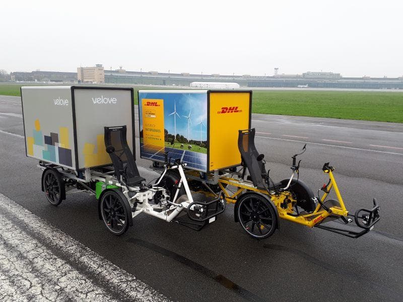 Velove setzt auf GreenPack für E-Cargobike Armadillo