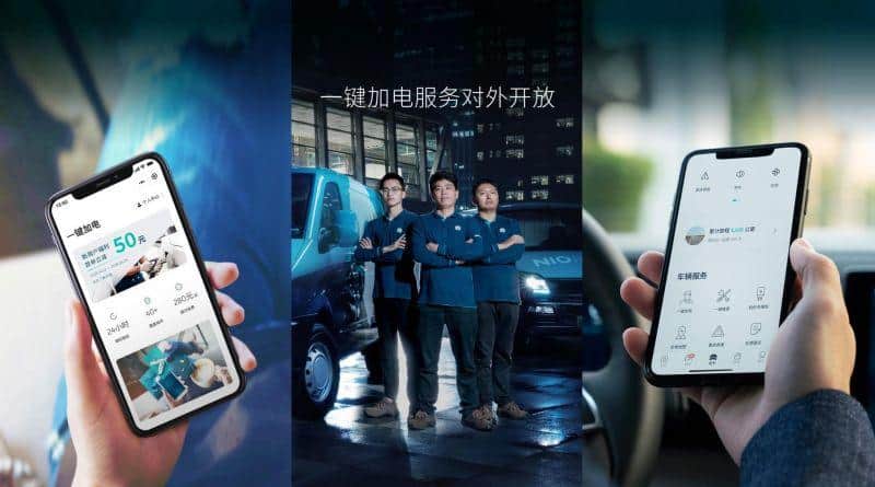 NIO öffnet „One Click for Power“-Service für andere Automobilhersteller
