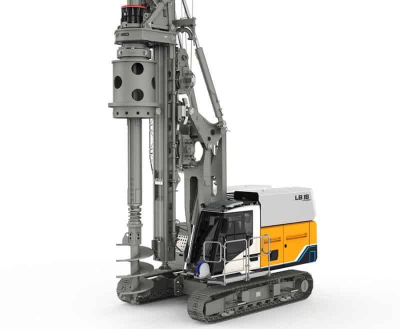 Suncar HK/Liebherr fahren schweres E-Gerät auf: Batteriebetriebenes 55 Tonnen Grossdrehbohrgerät