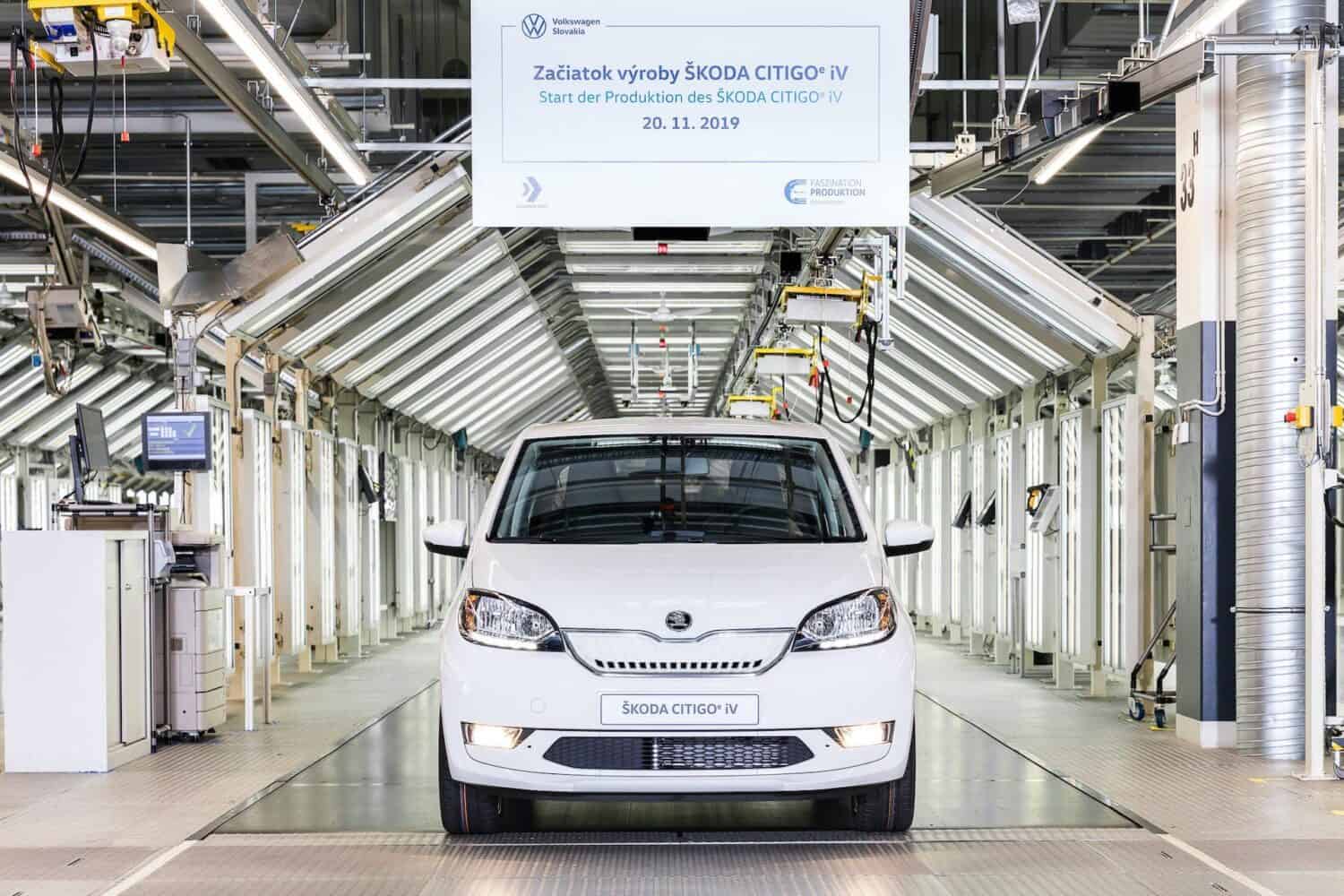Cover Image for Skoda startet Serienfertigung des Elektroautos Citigo-e iV