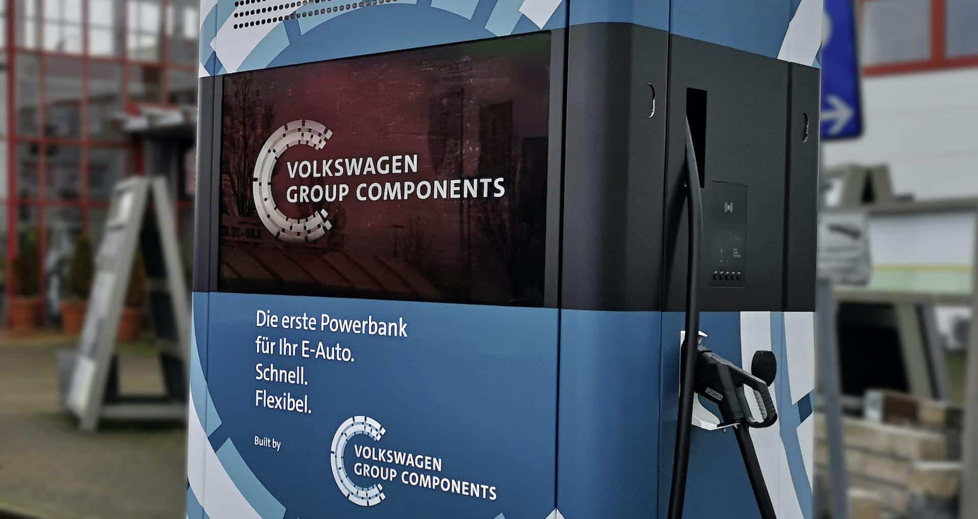 VW errichtet flexible Schnelllader mit Batteriespeicher in Wolfsburg