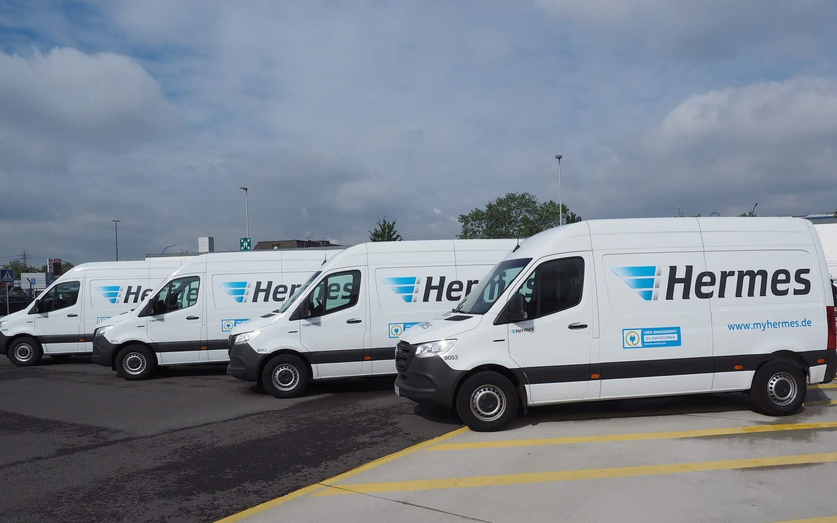 Hermes flottet die ersten 15 eSprinter-Elektrotransporter ein