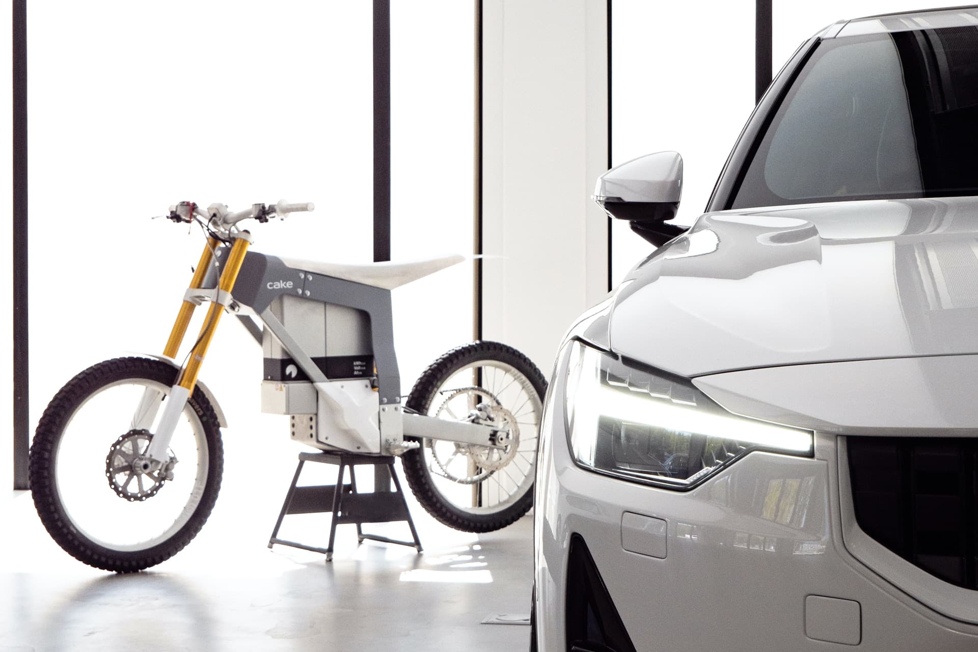 Polestar stellt E-Motorradhersteller Cake als neuen Partner vor