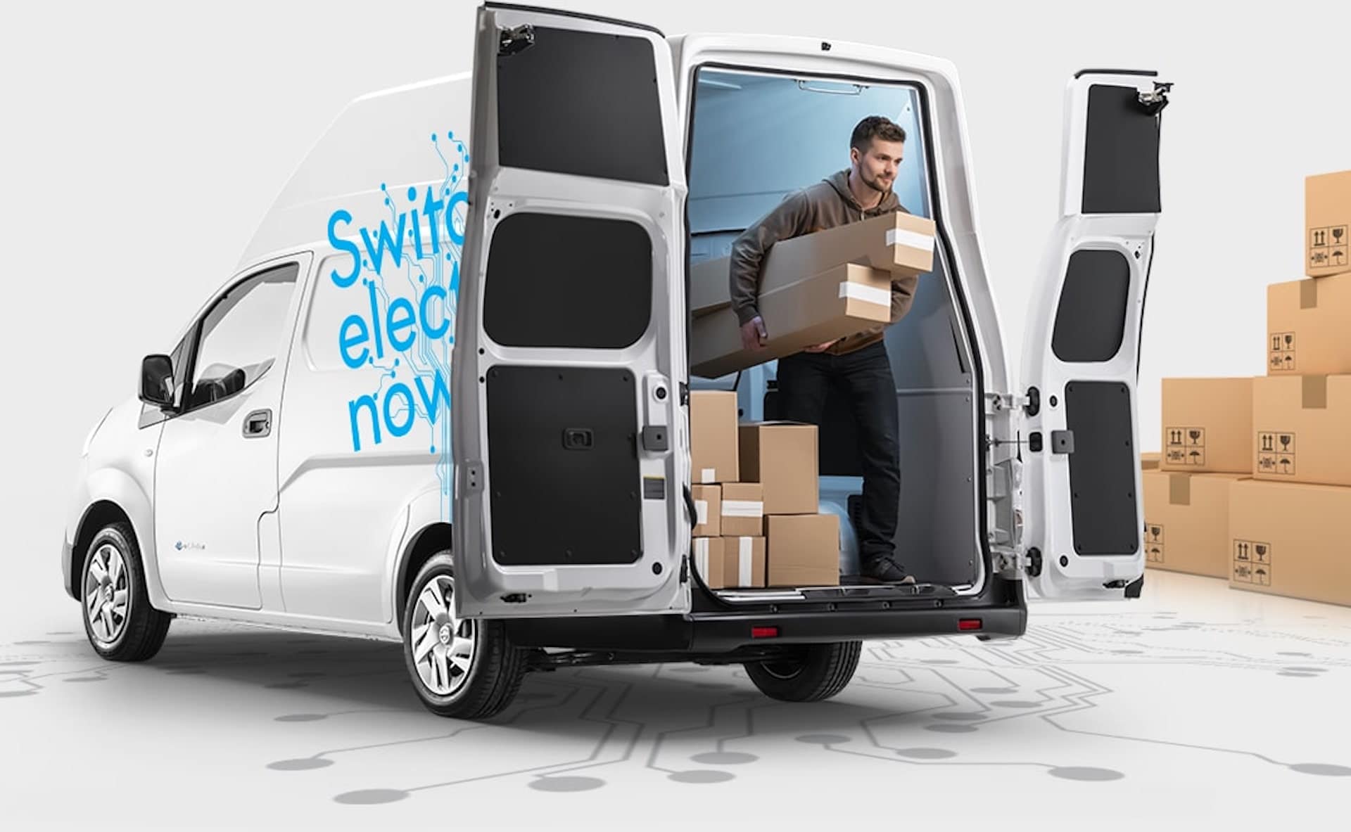 Voltia macht Nissan e-NV200 zum XL-Elektro-Lieferwagen