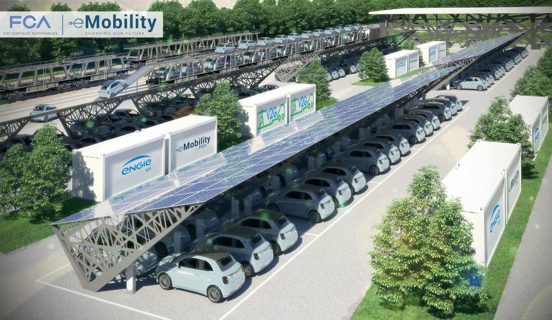 Fiat-Chrysler startet weltweit größtes V2G-Projekt im Werk Mirafiori