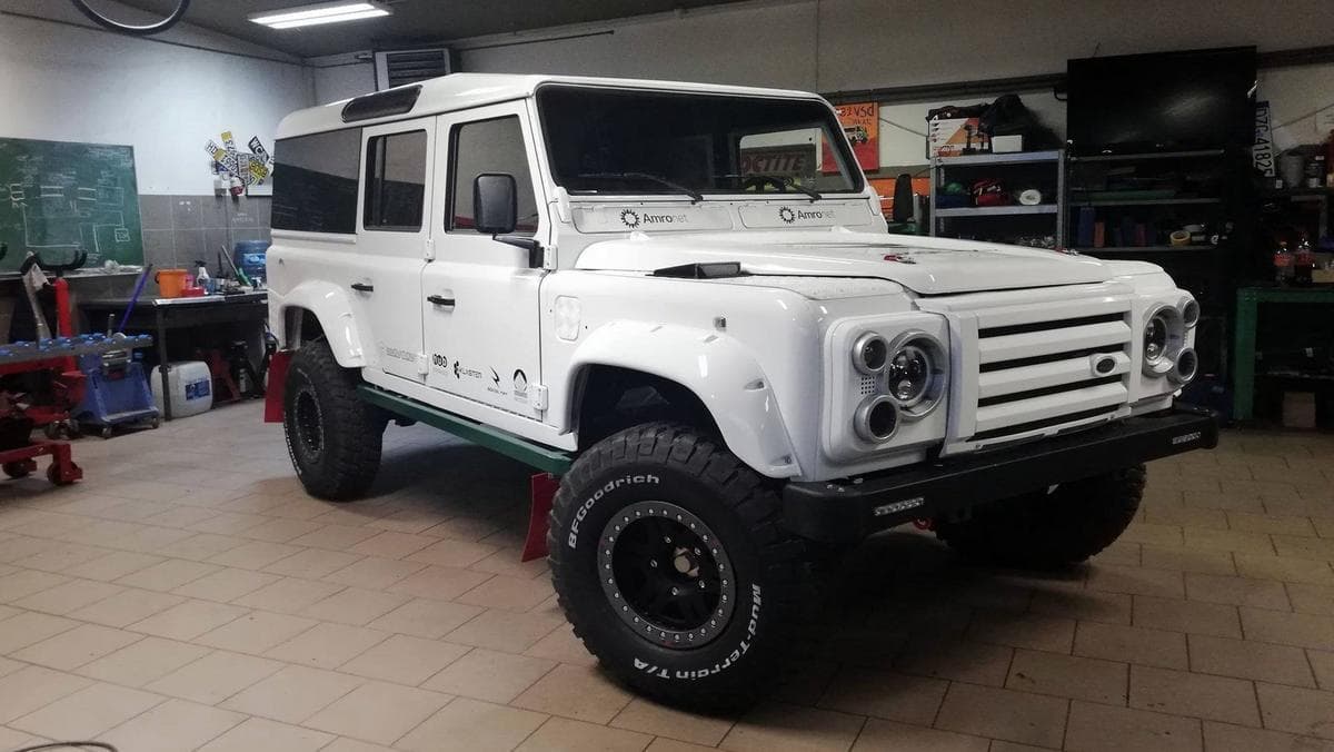 Elektrischer Allradgeländewagen Sokół 4×4 wird in der Tatra getestet