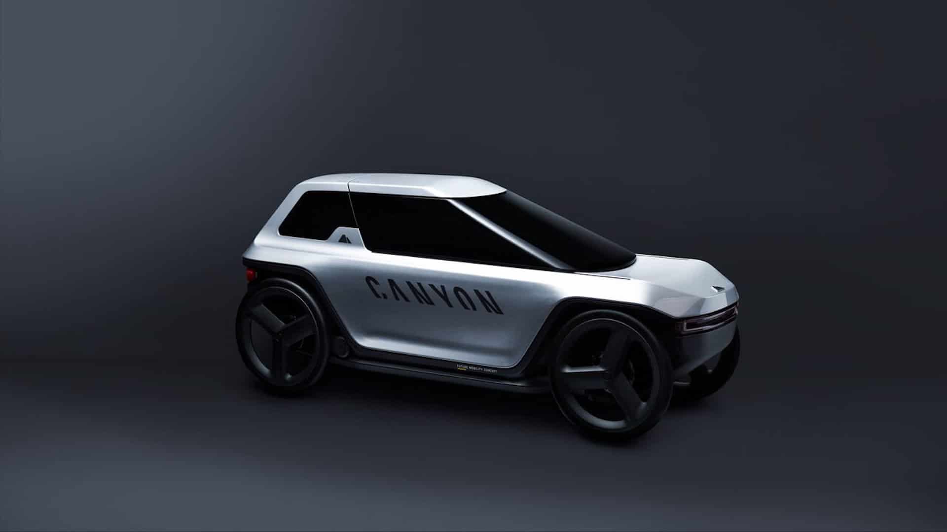Halb Auto, halb Fahrrad: Das Future Mobility Concept von Canyon