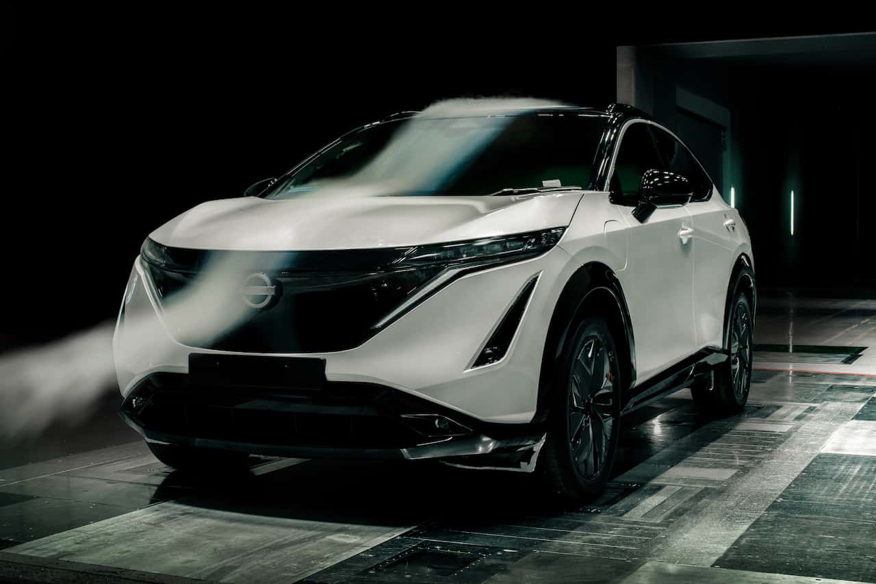 Cover Image for Nissan erklärt Aerodynamikkonzept des neuen E-Autos Ariya