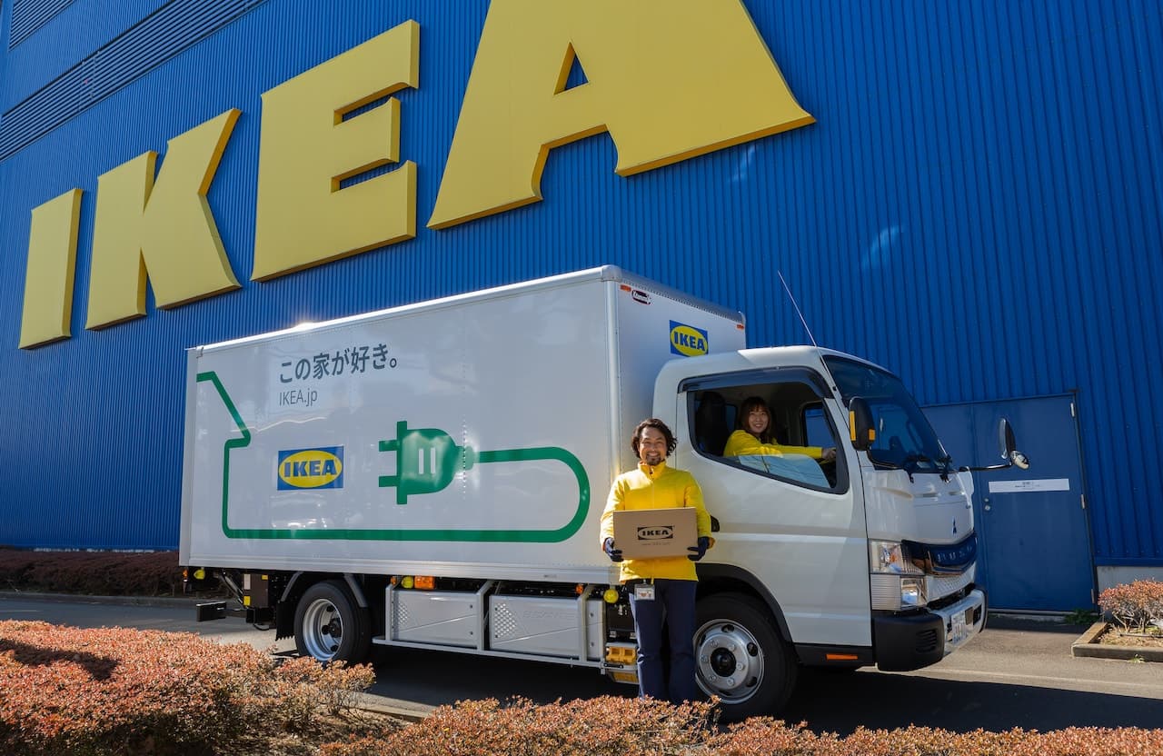 Ikea startet rein elektrische Möbellieferungen in Japan