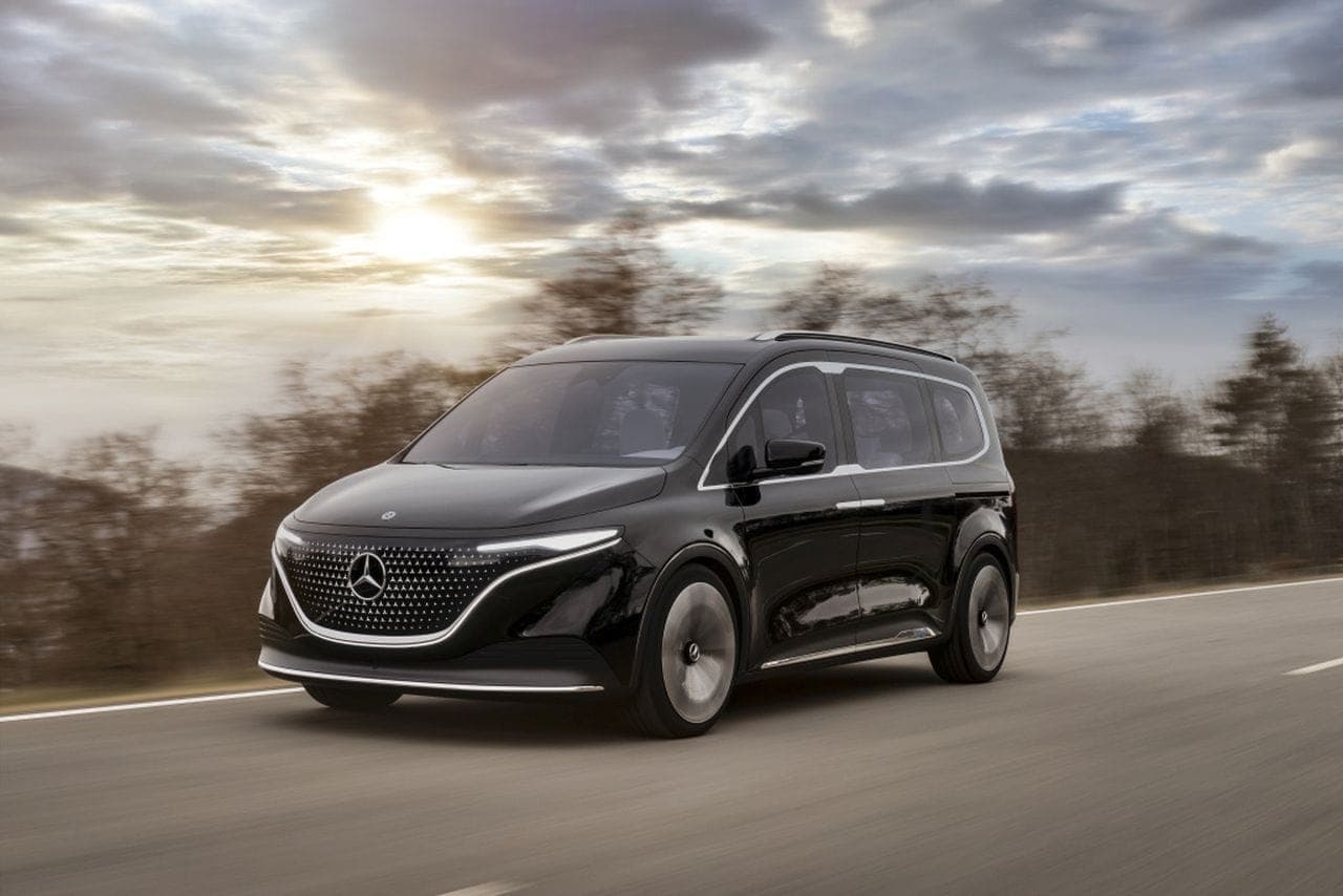 Premiere des Mercedes-EQ Concept EQT – E-Van für Familien & Freizeitaktive