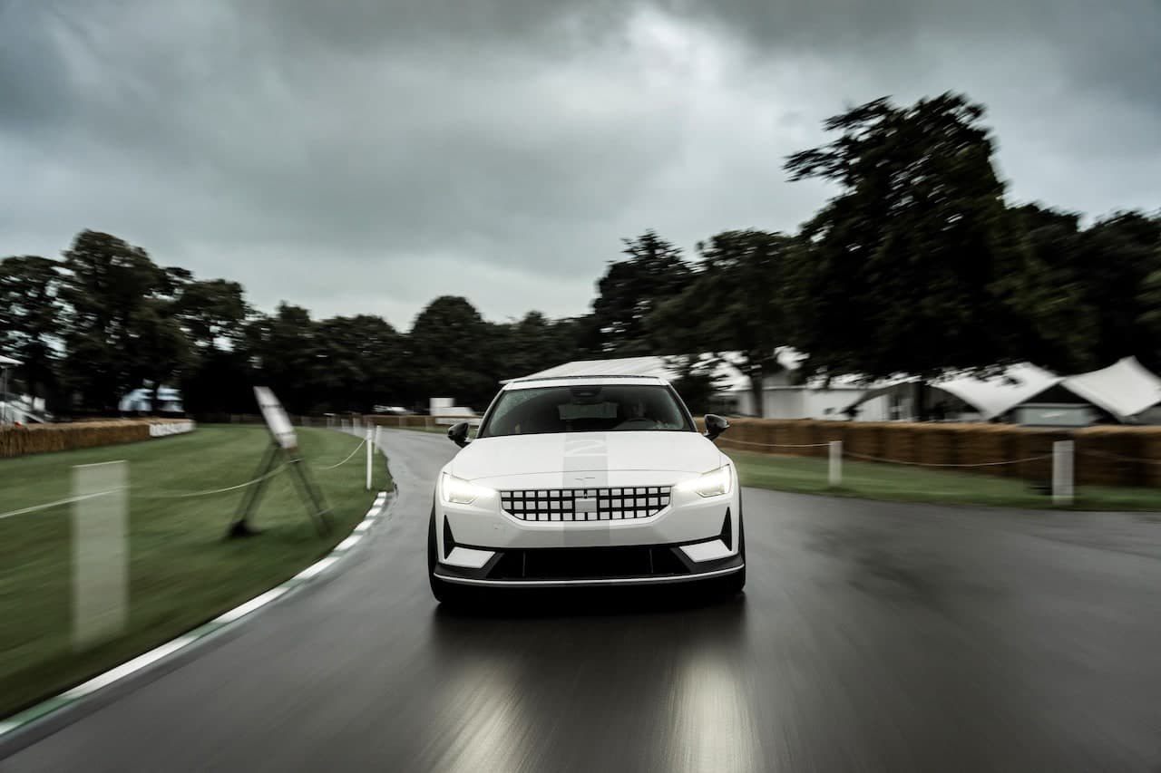 Experimenteller Polestar 2 beim Goodwood Festival of Speed