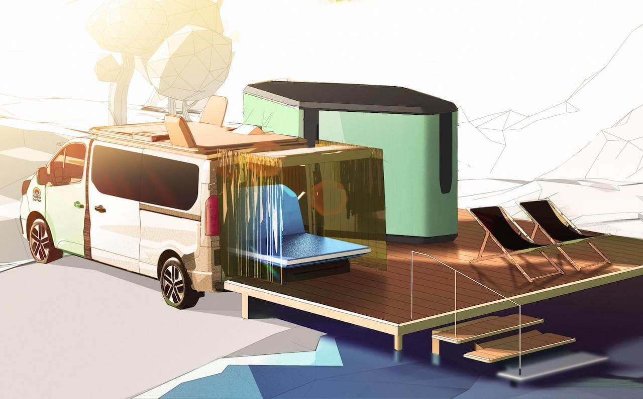 Cover Image for Renault stellt luxuriösen Elektro-Glamper „Hippie Caviar Hotel“ vor