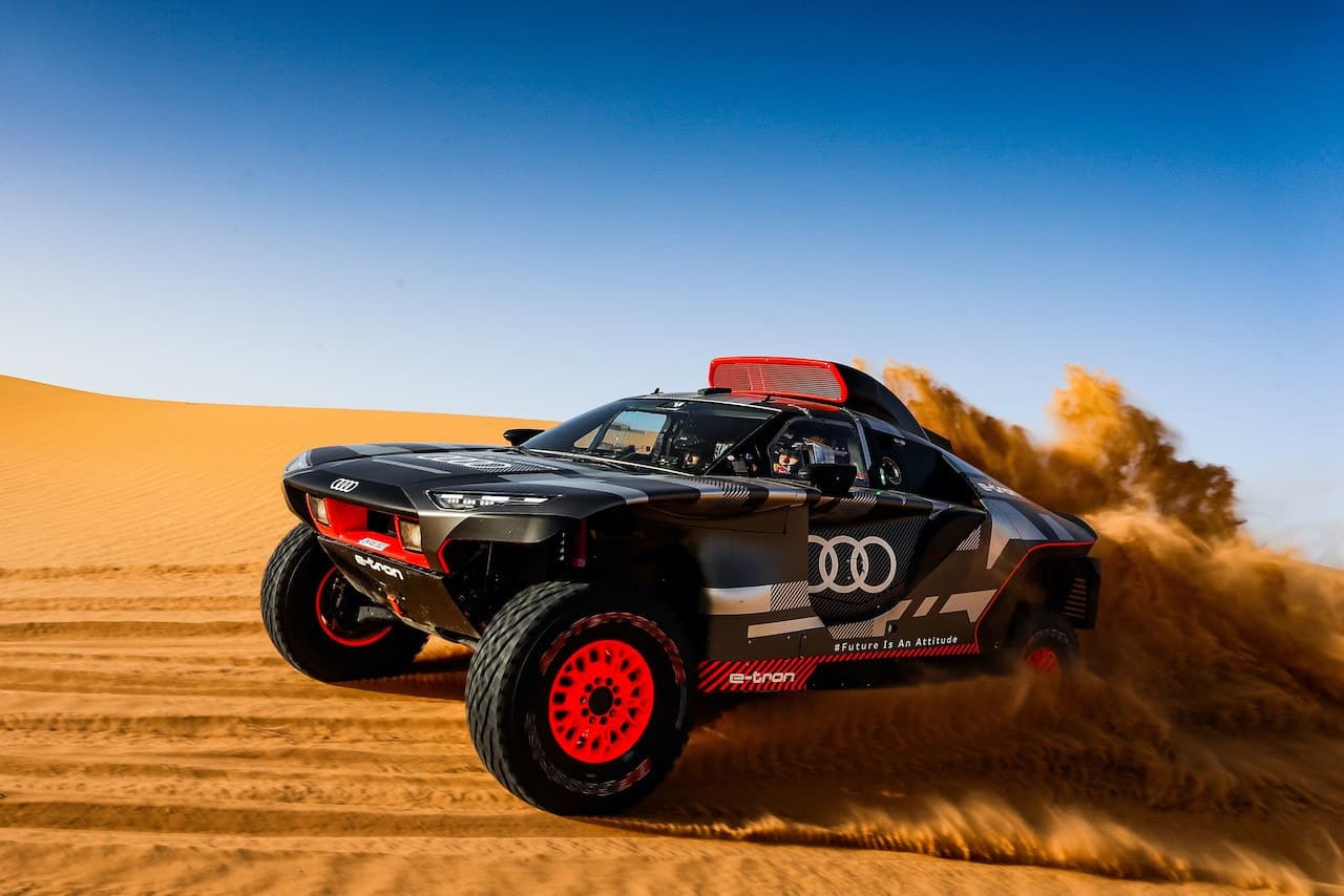 Cover Image for Rallye Dakar: Audi testet Rallyestromer RS Q e-tron in Marokko