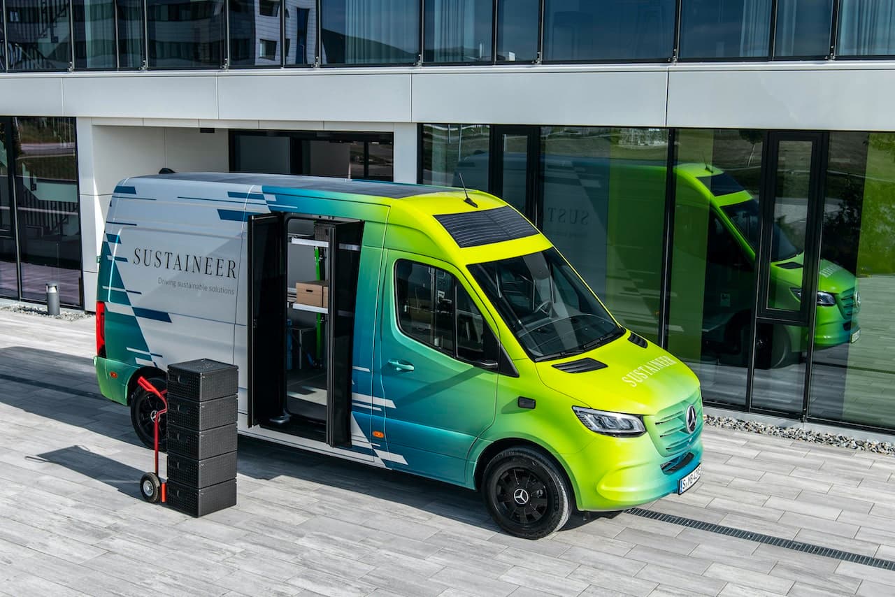 Weiterentwickelter Mercedes-Benz Sustaineer auf dem Future Mobility Summit
